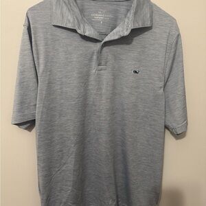 Vineyard Vines Men's Light Gray Polo Shirt